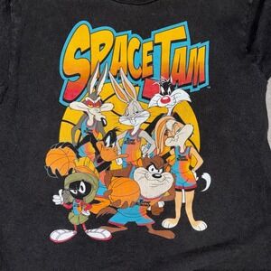 Space Jam T Shirt Kids Bugs Bunny Marvin The Martian Daffy Duck Looney Tunes VTG
